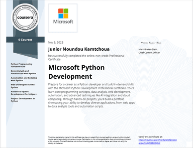 Microsoft Python Developer